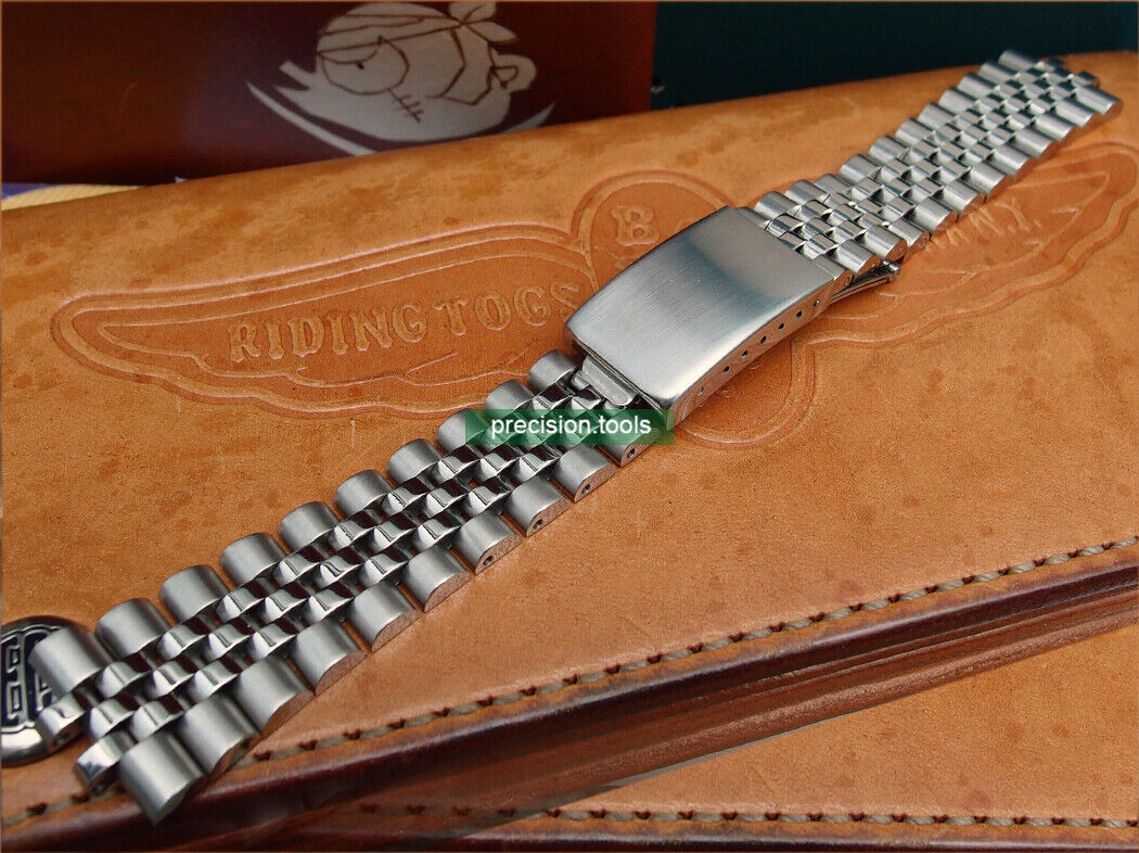 Stainless Steel Jubilee Replacement Bracelet For Sandoz 3933-D-77-2 Watches Only