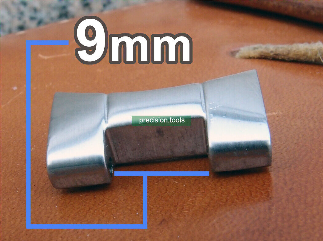 20mm Solid Stainless Steel Oyster End Pieces For Seiko SKX013 015 Spare Parts 0604