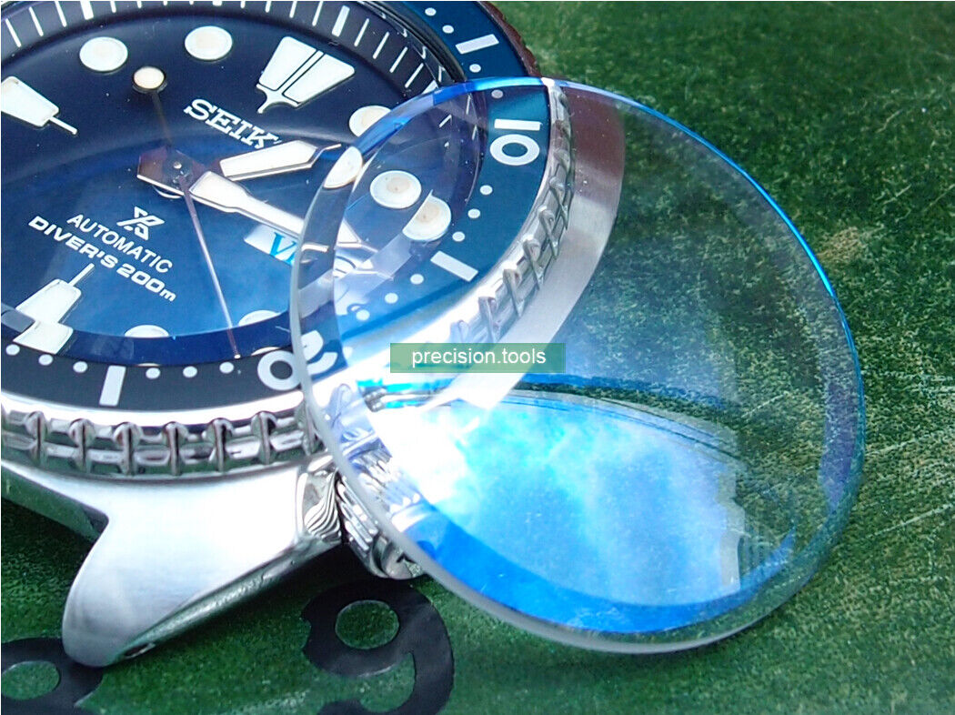 Double Domed Shape Crystal Glass With Clearly AR For Seiko SRP773 775 777 Spare Parts