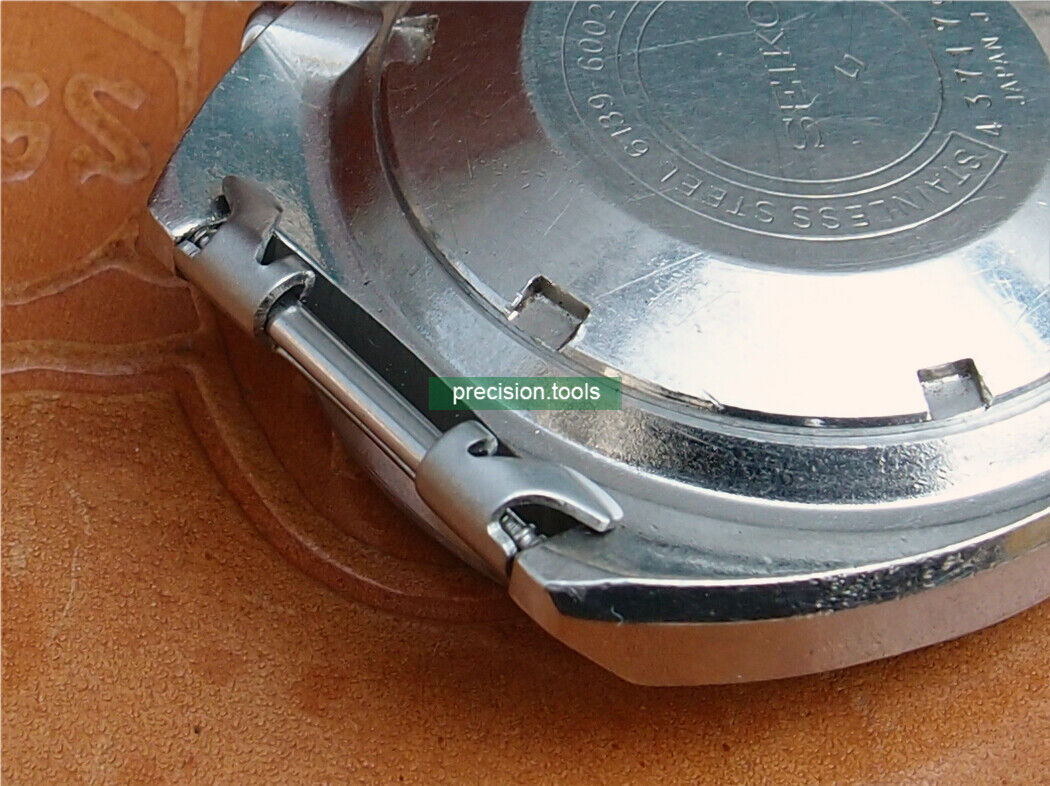 19mm Stainless Steel Curved End Pieces 9mm Inner Width For Seiko 6139 6000 6002 6005 Pogue