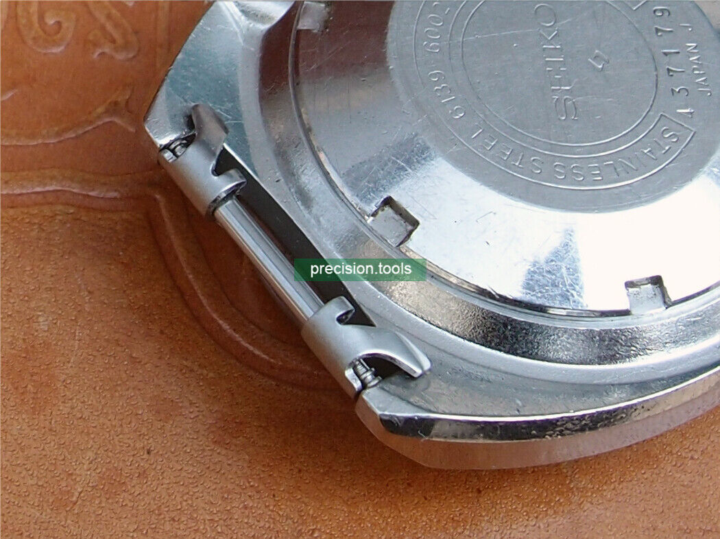 19mm Stainless Steel Curved End Pieces 9mm Inner Width For Seiko 6139 6000 6002 6005 Pogue