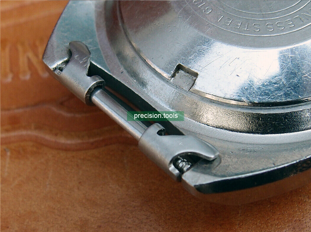 19mm Stainless Steel Curved End Pieces 8mm Inner Width For Seiko 6139 6000 6002 6005 Pogue