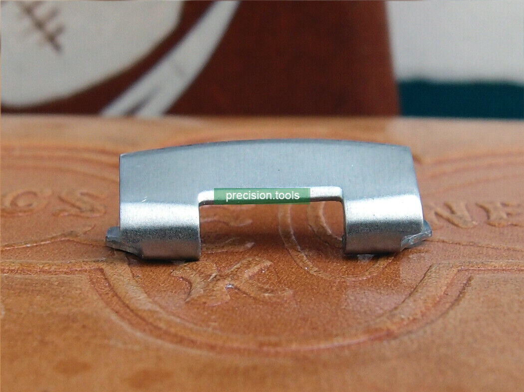 19mm Stainless Steel Curved End Pieces 9mm Inner Width For Seiko 6139 6000 6002 6005 Pogue