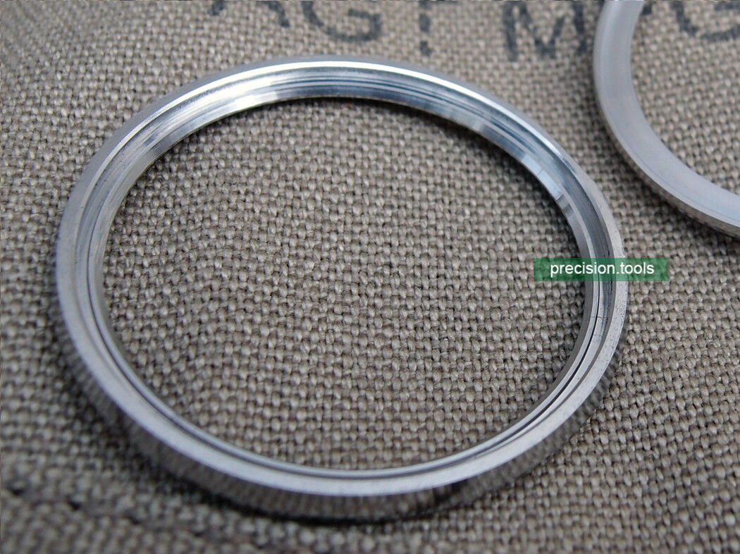 交換用 スチール ベゼル 。完璧にマッチ Seiko 6139-6002 Pogue 型 . 時計部品 。 時計交換部品 。 社外品