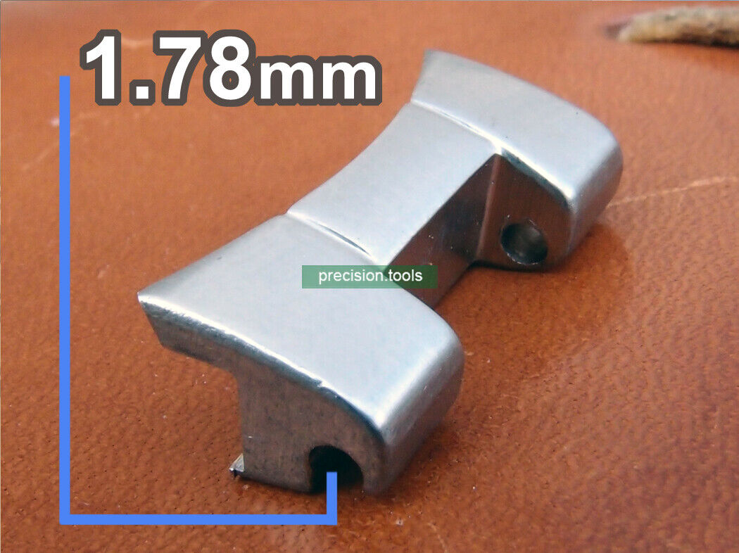 DX Solid Steel End Pieces Replacement Bracelet Double Lock For Seiko SKX013 015 Scuba