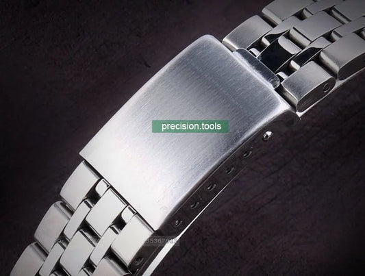 銀禧型 ジュビリー 。 完璧にマッチ Tudor 76200 ステンレス鋼 。シングルロック腕時計のバックル。 交換用時計バンド 。 社外品