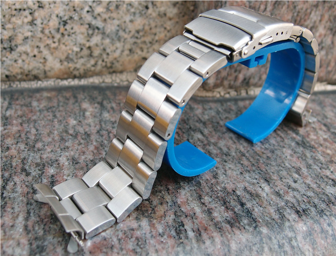 22mm Solid Stainless Steel Oyster Bracelet For Seiko SRP777 773 777