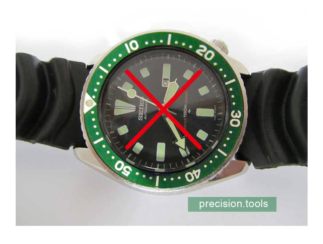 緑色 。 アルミニウム製 。 交換用 。 完璧にマッチ 。 Seiko SKX013 SKX015 4205-0155 ベゼルインサート –  tools852