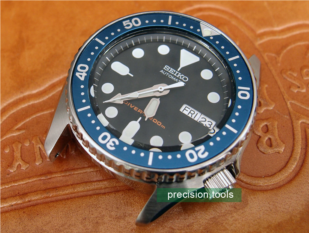 Navy Blue Color Bezel Insert For Seiko SKX013 015 4205-0155 Parts