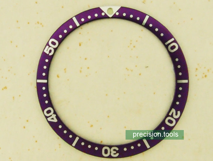 Purple Color Bezel Replacement Insert For Seiko 7S26 SKX 007 009 6309-7548 6309-7040