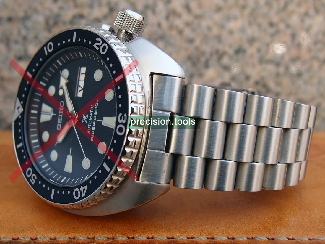 大統領型 完璧にマッチ Seiko SRP773 775 777 交換用時計ブレスレット 。 ダブルロックバックル 。 社外品