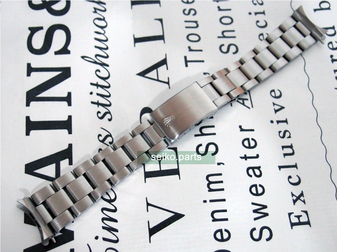 20mm Solid Steel Oyster Replacement Bracelet For Vintage Rolex Watches