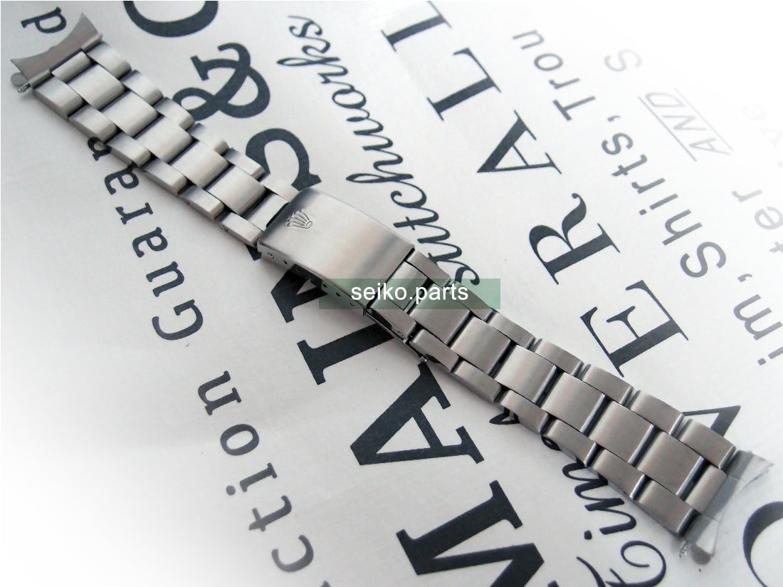 20mm Solid Steel Oyster Replacement Bracelet For Vintage Rolex Watches