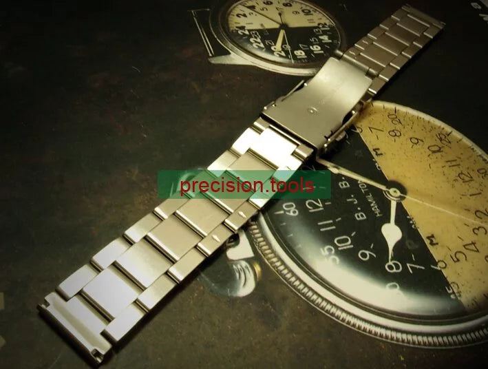 22mm Heavy Solid Stainless Steel SBBN015 Bracelet Watchband With Double Flip Lock Clasp 0417