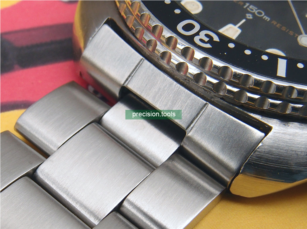 Solid Stainless Steel Oyster Bracelet For Seiko 6309-7040 7049 7548 Double Lock Buckle
