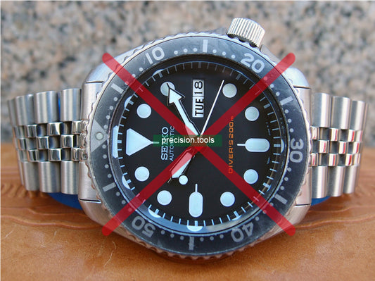 銀禧型 ジュビリー 。 完璧にマッチ Seiko SKX007 009 011 Scuba ステンレス鋼 。ダブルロック腕時計のバックル。 交換用時計バンド 。 社外品