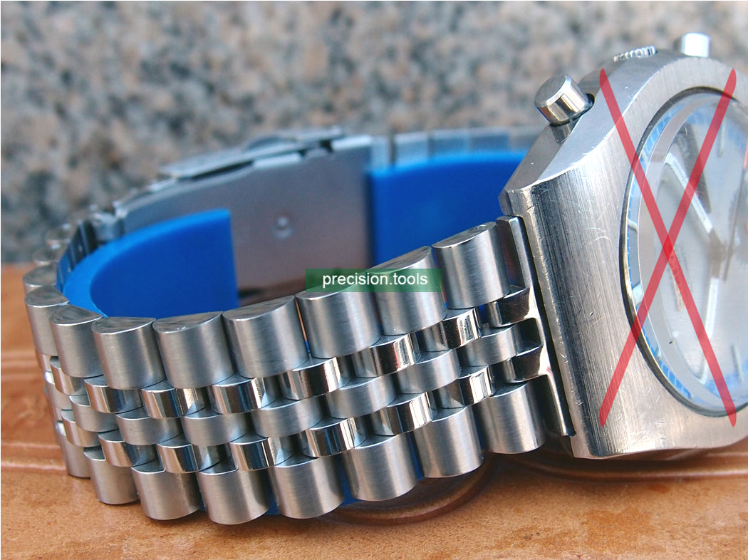 銀禧型 ジュビリー 。 完璧にマッチ Seiko SKX013 SBDC001 6139-8020 ステンレス鋼 。ダブルロック腕時計のバックル。 交換用時計バンド 。 社外品