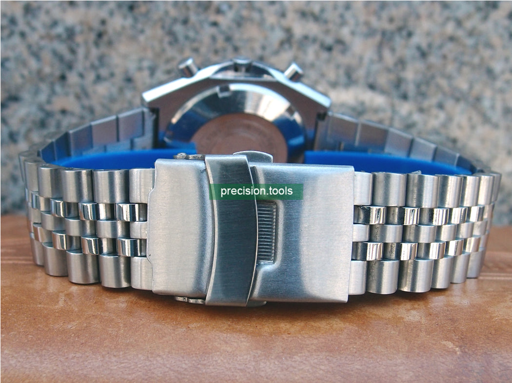 銀禧型 ジュビリー 。 完璧にマッチ Seiko SKX013 SBDC001 6139-8020 ステンレス鋼 。ダブルロック腕時計のバックル。 交換用時計バンド 。 社外品