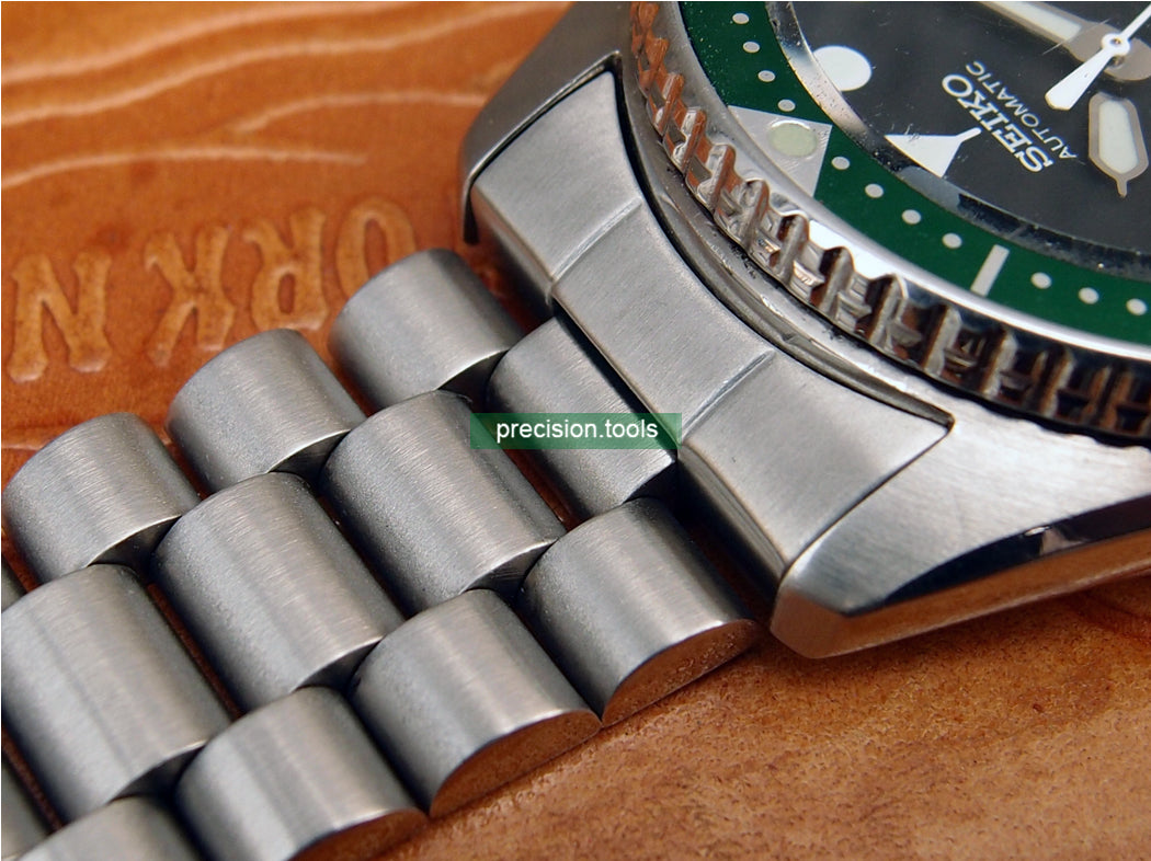 大統領 型 完璧にマッチ Seiko SKX013 SKX015 Scuba 交換用時計ブレスレット 。 ダブルロックバックル 。 社外品