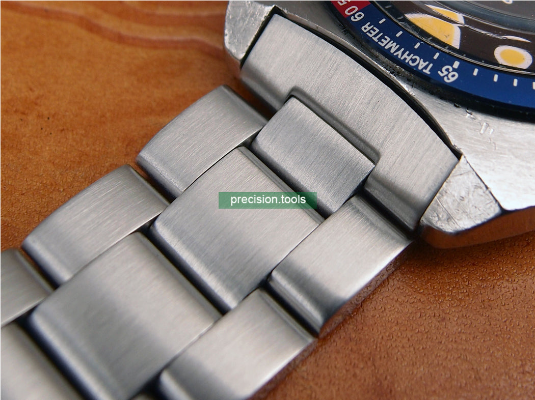 19mm Solid Stainless Steel Oyster Replacement Bracelet For Seiko 6139-6002 6005 Pogue