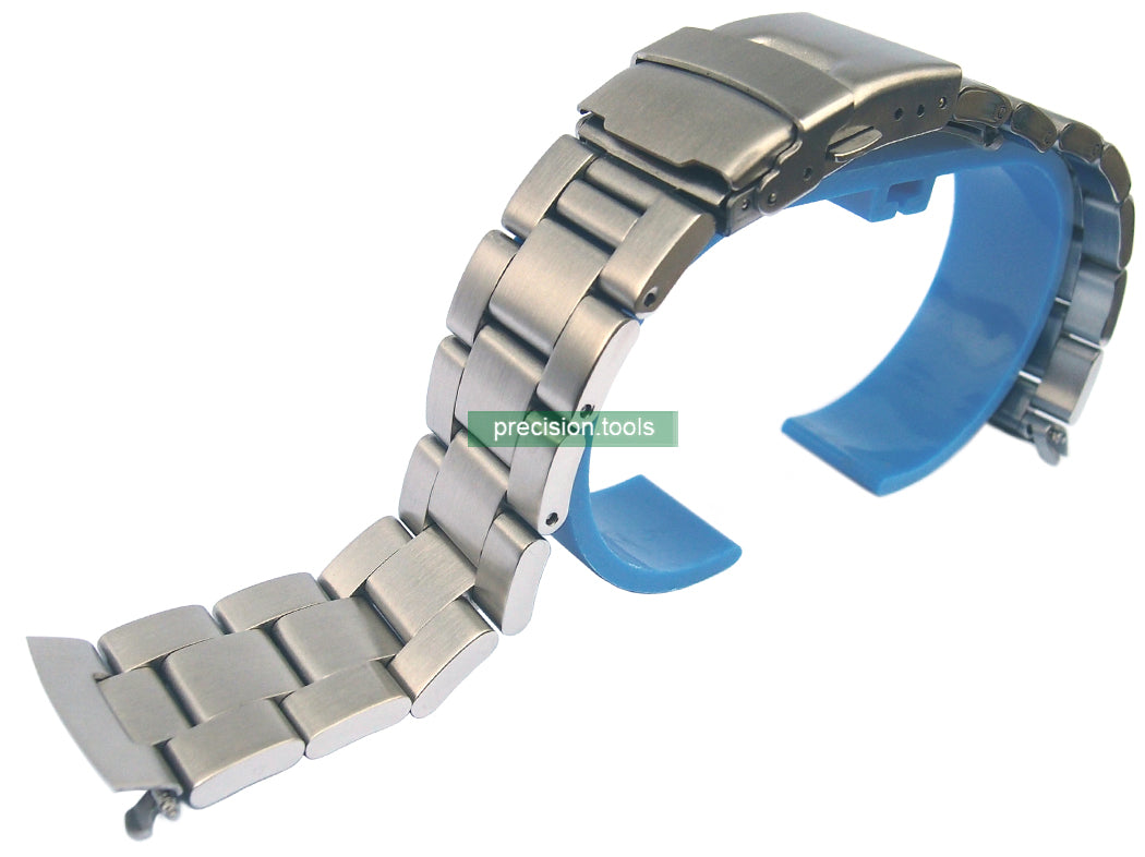 19mm Solid Steel Oyster Bracelet For Seiko 6139 6002 6005 Pogue