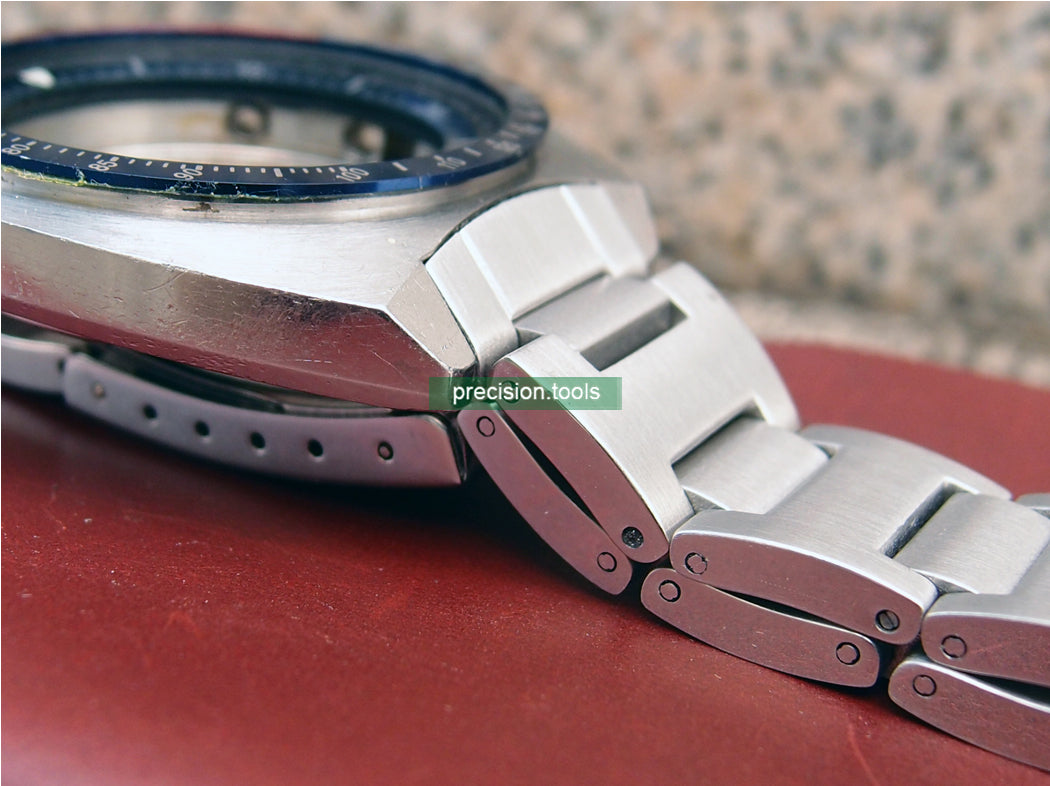 19mm Solid Stainless Steel H Type Bracelet For Seiko 6139-6002 6005 Pogue