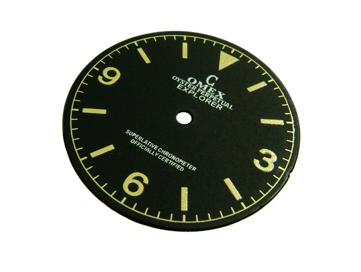黒色。 C-OMEX 。 交換用 の 時計の文字盤 。 完璧にマッチ 。 DG-2813 自動機械式 ムーブメント 。 時計修理部品