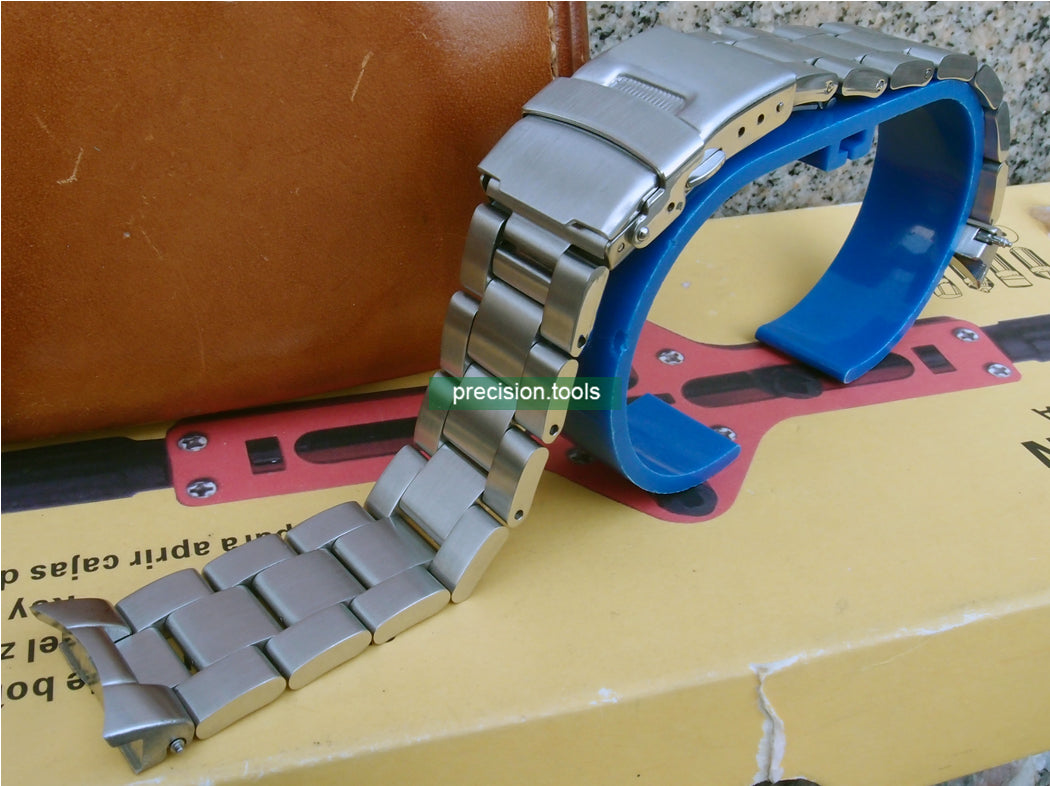 Oyster 型 ★ 交換用時計 ブレスレット . 完璧にマッチ Seiko SKX013 015 ソリッドスチールのエンドピース .  ステンレス鋼 . 社外品