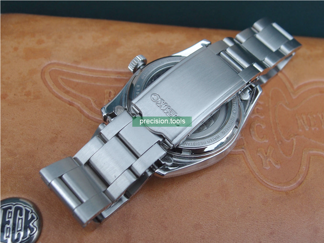 Stainless Steel Oyster Type Vintage Clasp Bracelet For Seiko SKX013 015 Scuba