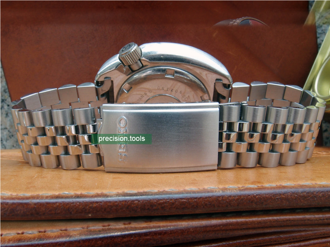 銀禧型 ジュビリー 。 完璧にマッチ Seiko 6309-7040 7548 。 ステンレス鋼 。 ヴィンテージバックル 。 交換用時計バンド 。 社外品