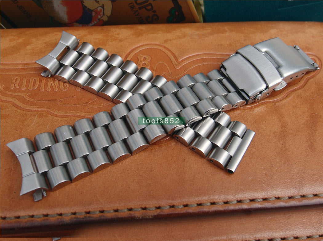 19mm Steel President Replacement Bracelet For Seiko 6139-6010 6139-6012 6019