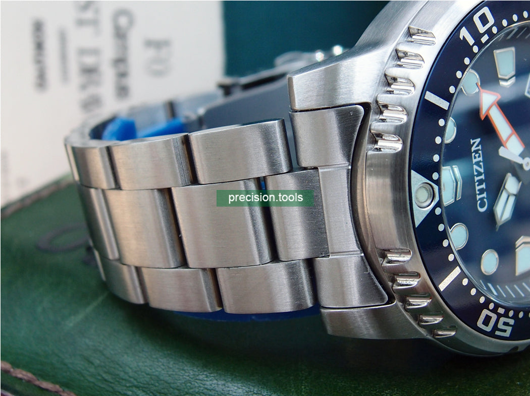 Double Lock Buckle Bracelet For Citizen ProMaster BN0150 Eco-Diver BN0151 0150