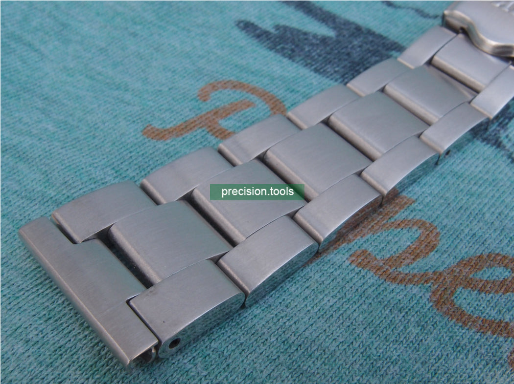 20mm Stainless Steel Bracelet For Seiko 6138-0040 BullHead With Vintage Clasp