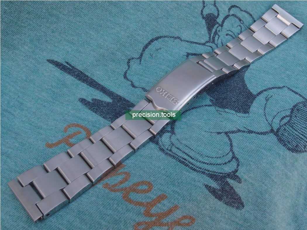 20mm Steel Bracelet For Seiko 6138 0040 BullHead With Vintage