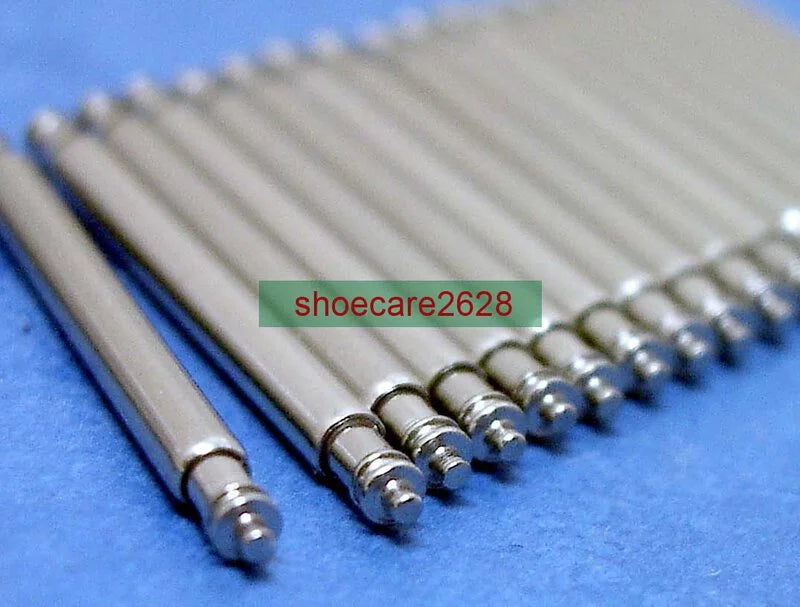 20mm 22mm X 2.0mm Diameter Stainless Steel Double Shoulder Spring Bars 20 Pcs.