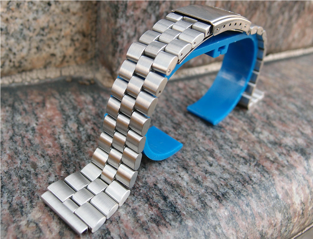 19mm FishBone 0457 Solid Stainless Steel Replacement Bracelet For UFO 6138-0011 0012 6138-7000