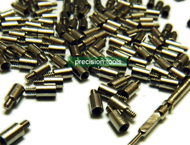 10 Pcs Watches Stem Adapter Changer For 0.9 mm Crown To 1.2 mm Diameter Stem 0928
