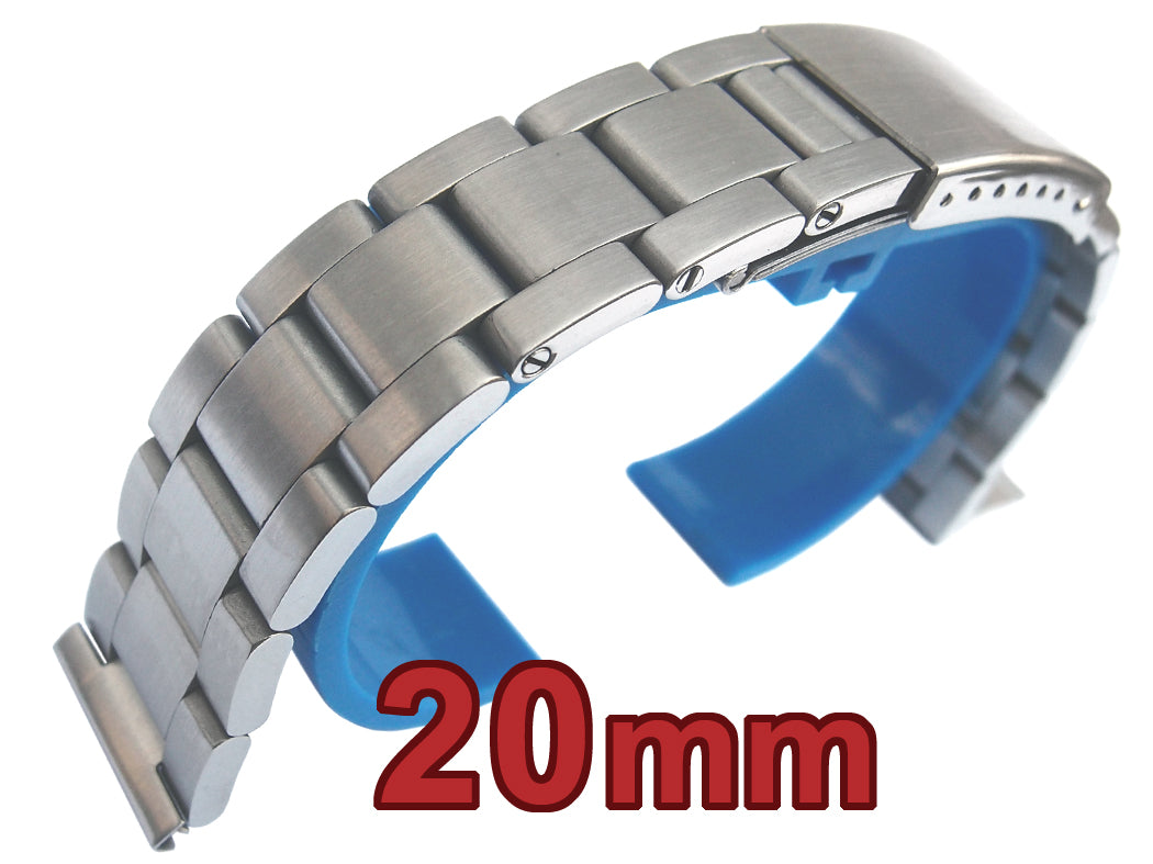 17 18 19 20mm Oyster 型。 完璧にフィットするほぼヴィンテージの腕時計 。ステンレス鋼 。交換用時計バンド 。 社外品 。 
